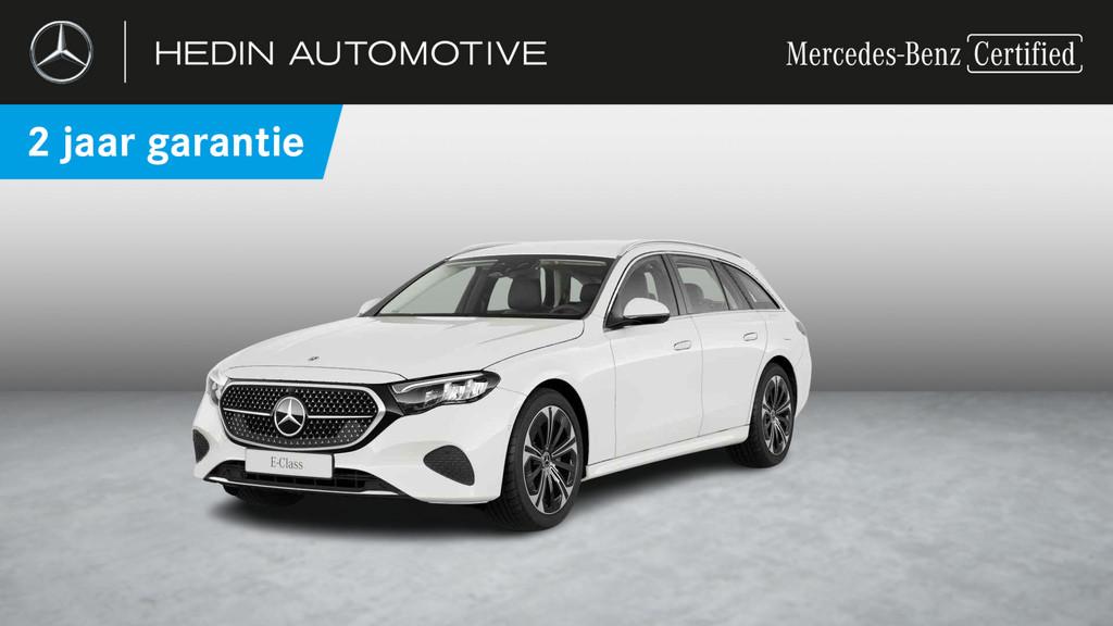 Mercedes-Benz E-Klasse 300 e Break Luxury Line Distronic | S, Auto's, Automaat, Gebruikt, Zwart, Wit
