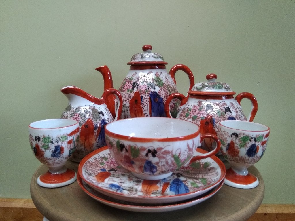Porselein theeservies, Antiek en Kunst, Ophalen