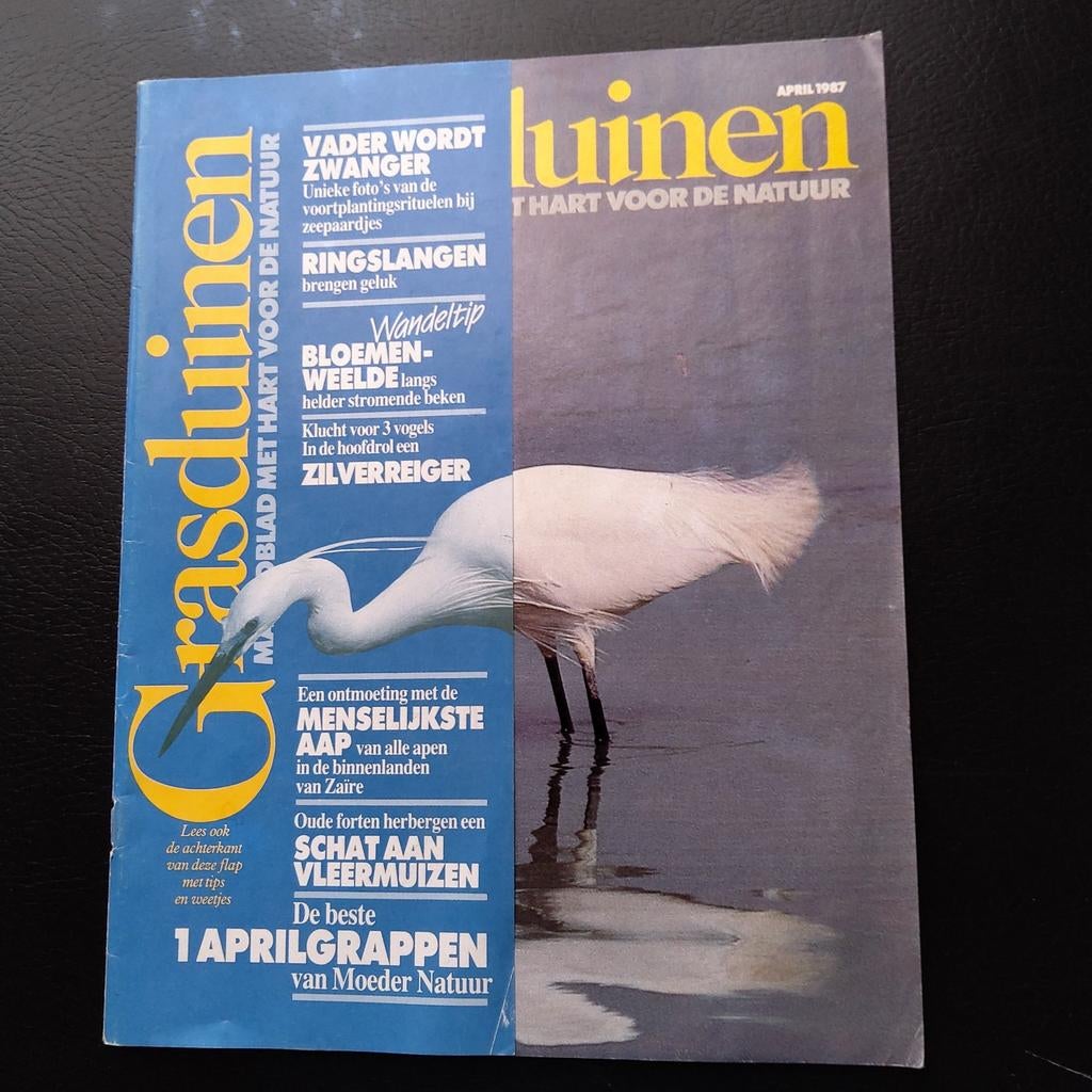 'Grasduinen' vintage Natuurmagazines. Prijs/exempl., Boeken, Ophalen of Verzenden