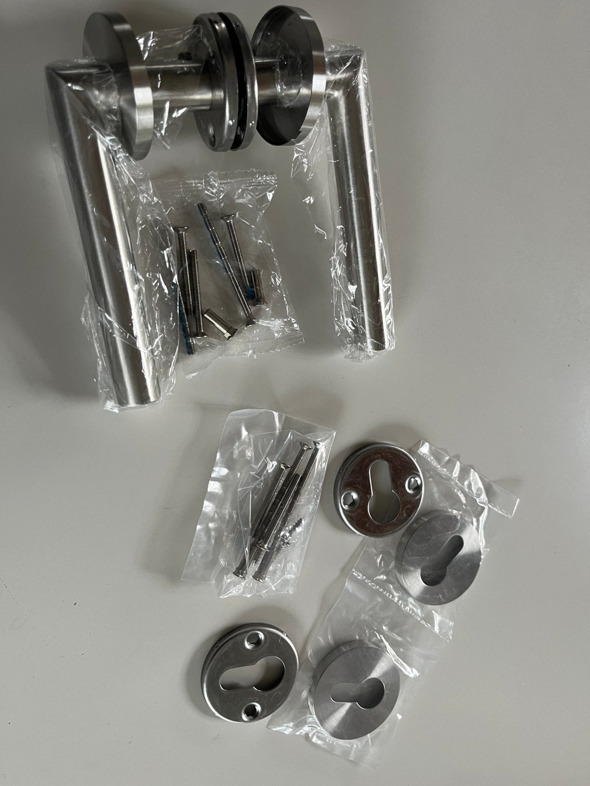 Deurklink inox - deurkruk inox - nieuw, Doe-het-zelf en Bouw, Hang- en Sluitwerk, Ophalen of Verzenden, Nieuw, Inox, Klink of Kruk