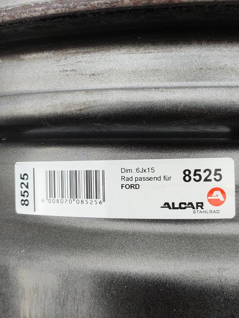 4 jantes Ford 6jx15 ET 52.5, 5x108, alésage 63.4mm, Autos : Pièces & Accessoires, Enlèvement, Jante(s)