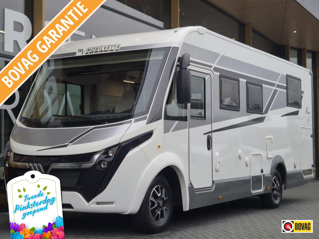Mobilvetta Kea 90 I Queensbed 160 PK, Caravans en Kamperen, Mobilhomes, Bedrijf, tot en met 4, Integraal, Fiat, 7 tot 8 meter