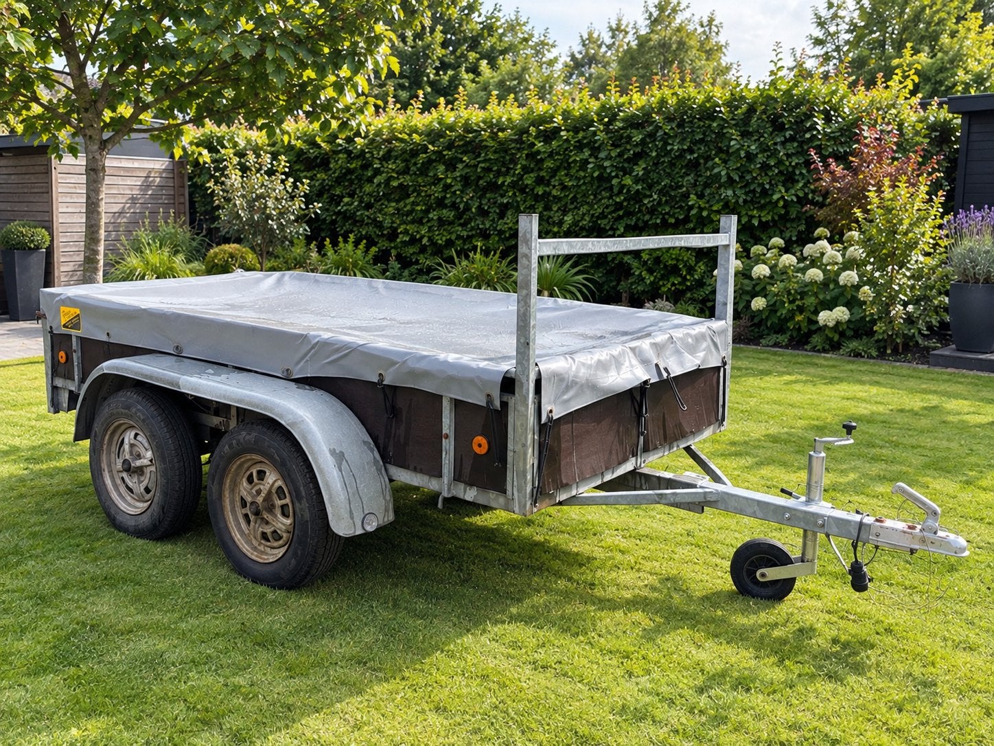 Aanhangwagens 250x125cm 750kg, Auto diversen, Ophalen, Gebruikt