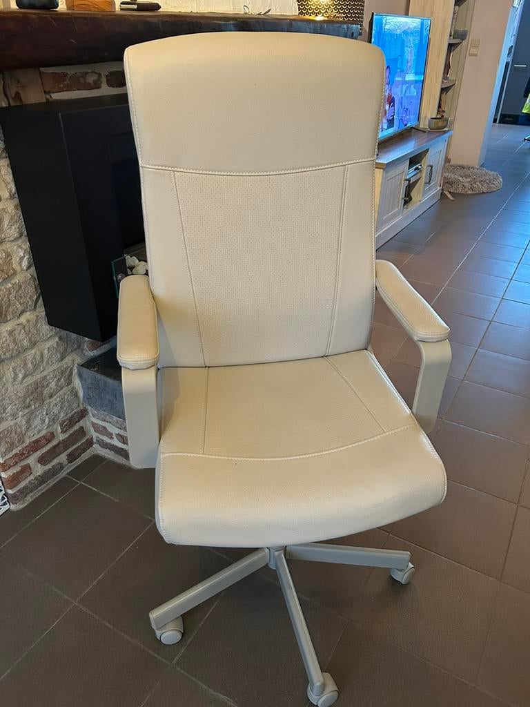 Bureaustoel - beige - nieuw, Ophalen, Beige, Nieuw, Bureaustoel