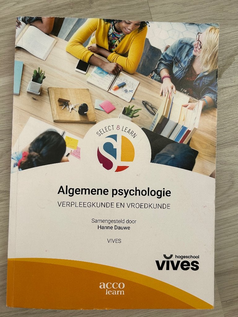 Algemene psychologie voor verpleegkunde en vroedkunde, Boeken, Gelezen, Acco, Ophalen of Verzenden, Overige onderwerpen