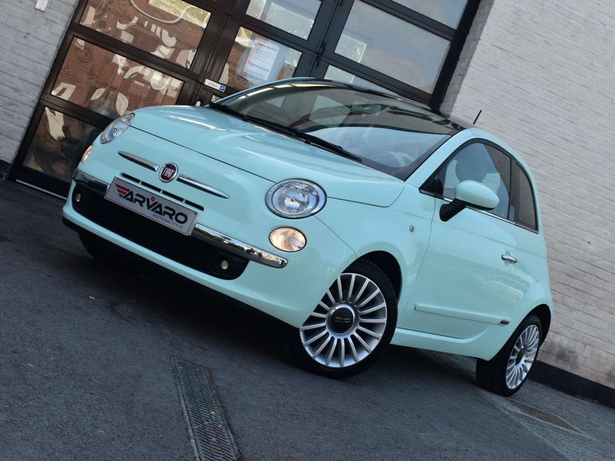 Fiat 500 1.2i Lounge Pano Dak / PDC / Airco / Topstaat / Gar, Auto's, Voorwielaandrijving, Stof, Gebruikt, 4 cilinders