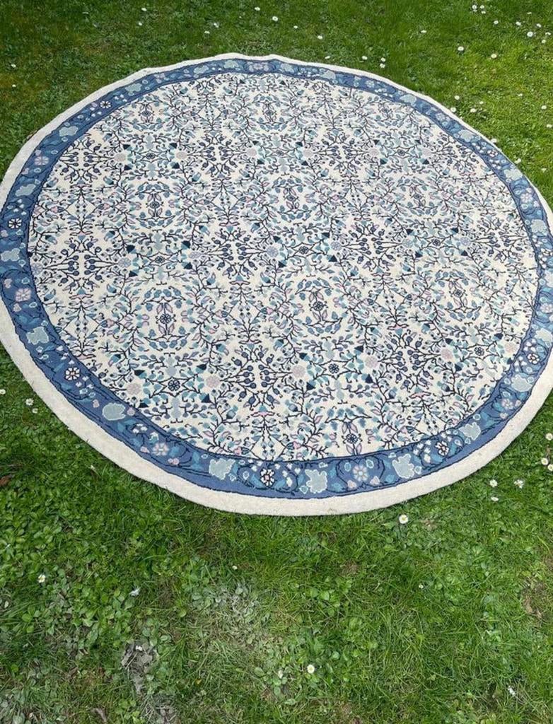 Tapis Rond fait main Perse Tunisie, Enlèvement, Comme neuf, Rond