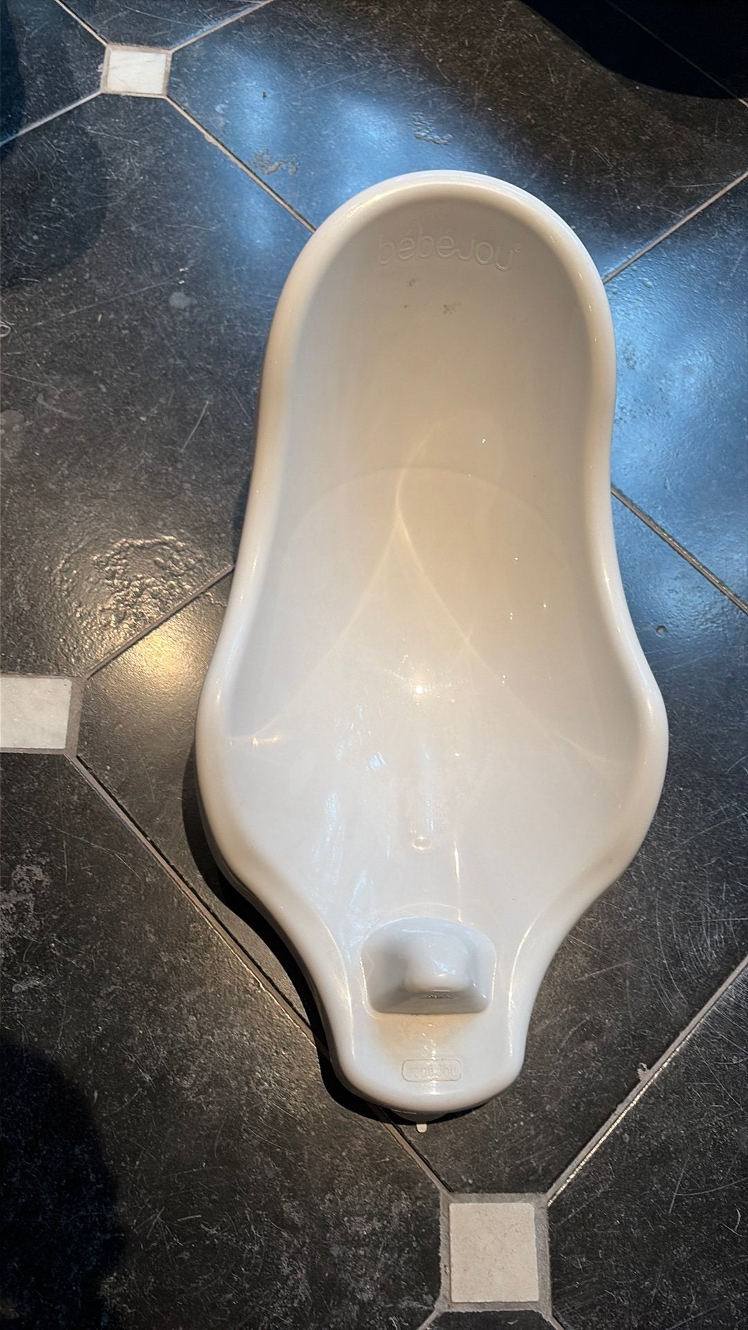 Kleine zit voor eerste baden baby, Kinderen en Baby's, Ophalen, Gebruikt, Badzitje of Badring, Bébé-jou