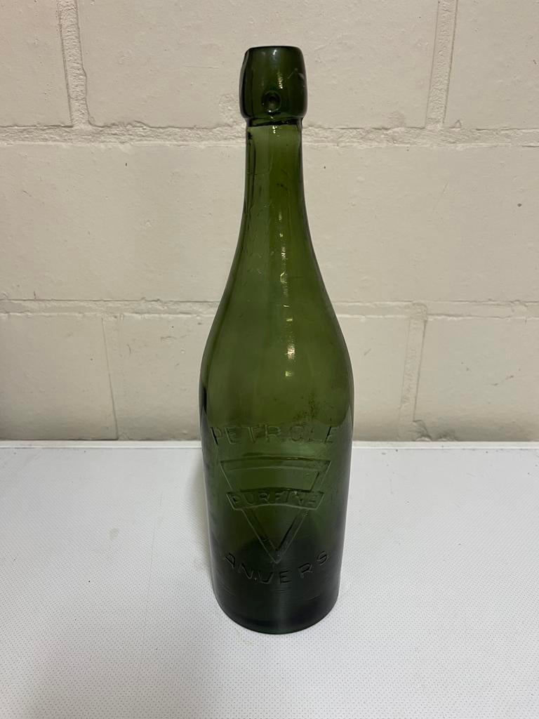Petrole purfina anvers antwerpen grote fles (H 33), Collections, Marques & Objets publicitaires, Enlèvement ou Envoi, Comme neuf