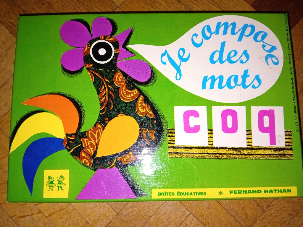 Jeux vintage je compte des mots, Enlèvement ou Envoi