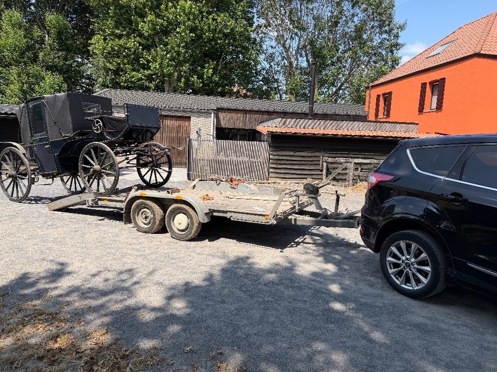 Aanhangwagen voor koetsen, Dieren en Toebehoren, Gebruikt, Overige typen, Paard of Pony
