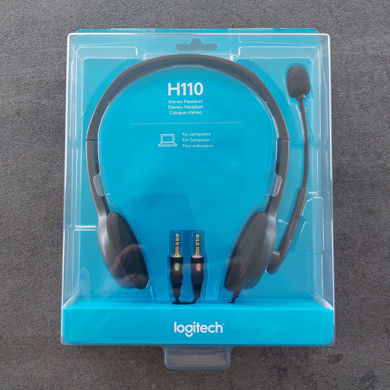 Headset Van Logitech Model H110 Stereo - NIEUW, Logitech, Nieuw, On-ear, Ophalen of Verzenden