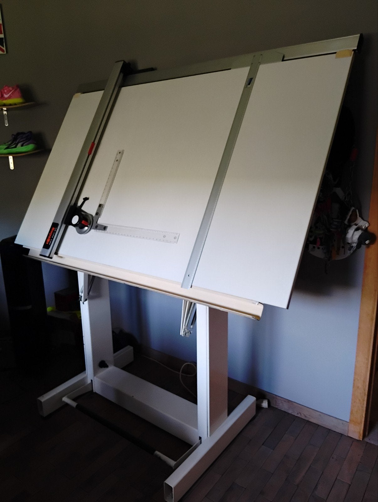 table architecte avec accessoires rotring, Enlèvement, Utilisé, 150 à 170 cm