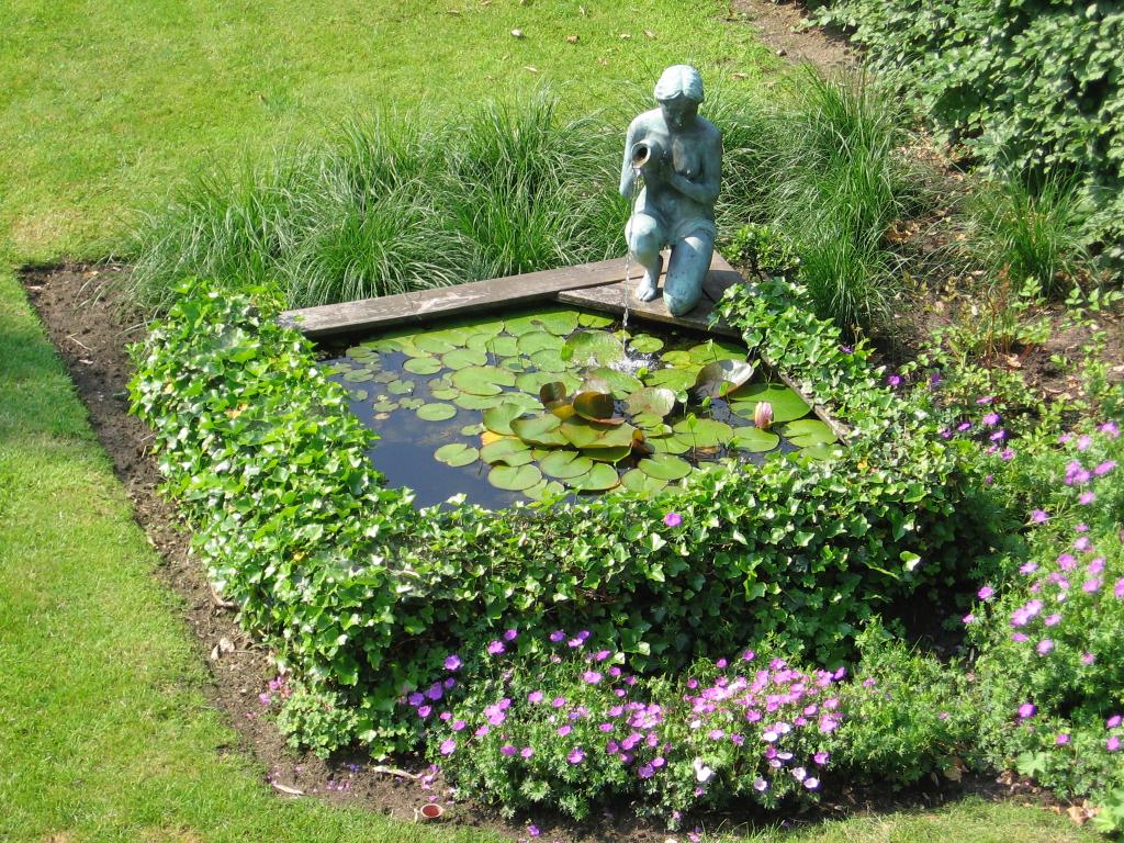 Fontein in brons, Tuin en Terras, Waterpartijen en Fonteinen, Ophalen, Zo goed als nieuw, Overige materialen, Fontein