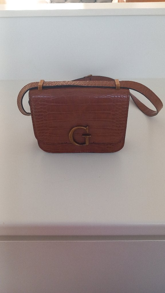 guess tas, Ophalen, Zo goed als nieuw, Bruin, Handtas