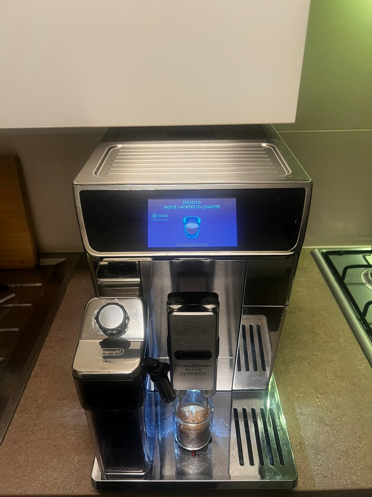 Delonghi Primadonna Elite, Electroménager, Cafetières, Utilisé, Enlèvement