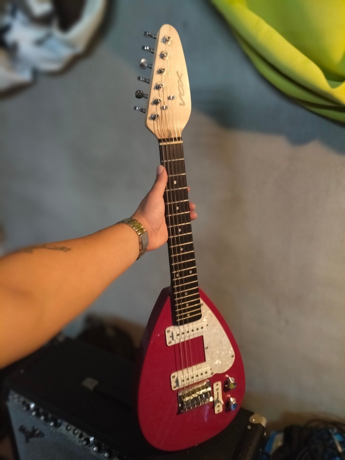 Vox Mini Mark-III TD édition magenta, Enlèvement, Comme neuf, Solid body, Autres marques