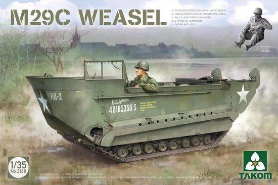 TAKOM 2168 M29C Weasel échelle 1/35, Overige merken, Tank, 1:32 tot 1:50, Nieuw