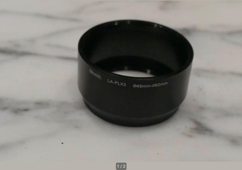 Pandabase LA-PLX3 voor Leica D-Lux 4 45mm naar 52mm, Ophalen of Verzenden, Zo goed als nieuw, Overige typen