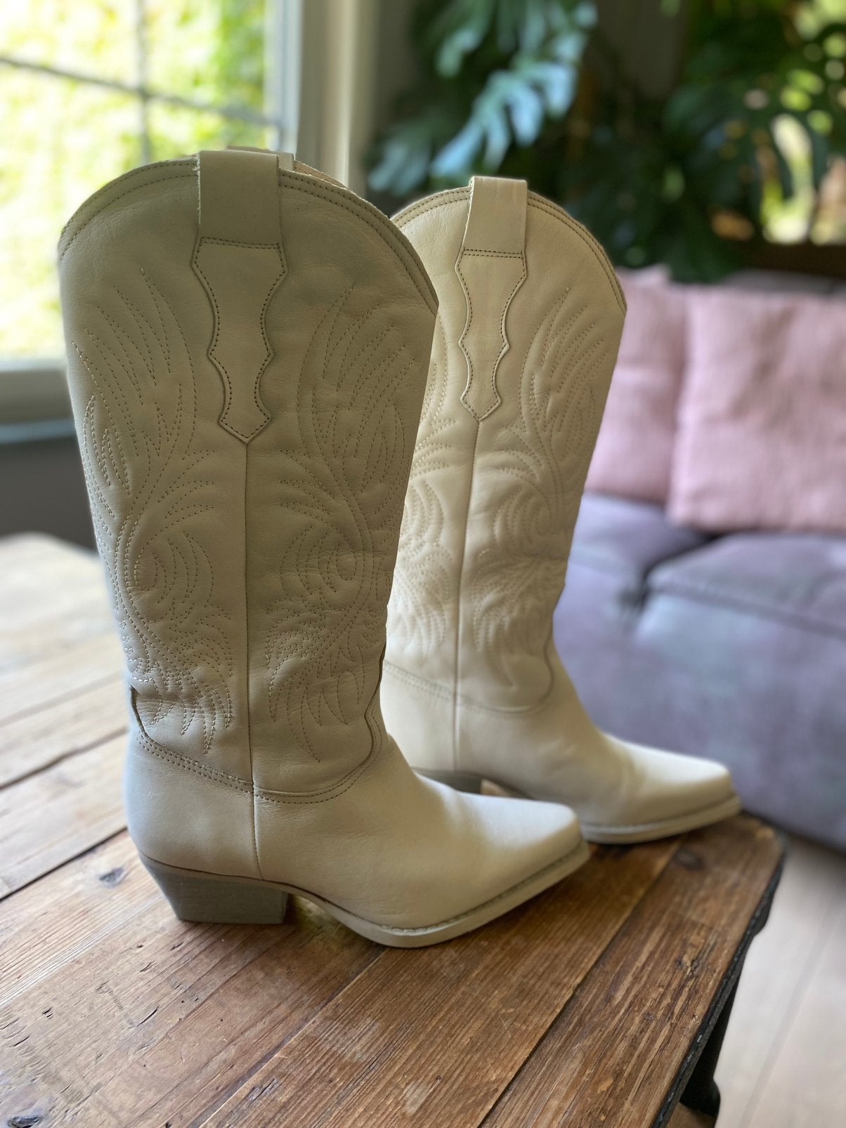 Lederen Cowboylaarzen, Ophalen of Verzenden, Zo goed als nieuw