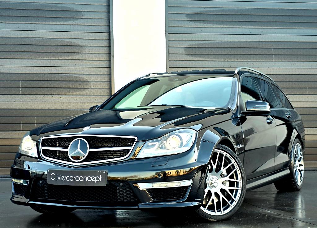 Mercedes-Benz C 63 AMG *V8*FACELIFT*LICHTE VRACHT*HISTORIEK, Auto's, Automaat, Euro 5, Achterwielaandrijving, 2275 kg
