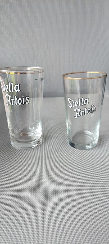 Oude Stella bierglazen 1960, Verzamelen, Ophalen