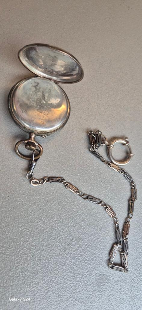 Montre Gousset en argent., Enlèvement, Argent