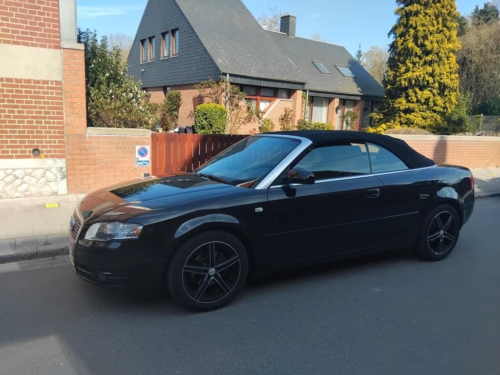 Audi, Auto's, Audi, 4 zetels, Zwart, 4 cilinders, Cabriolet