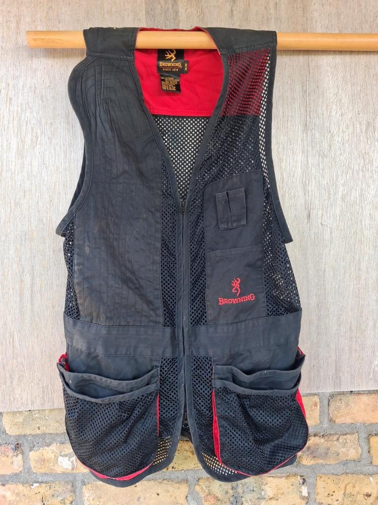Gilet de tir Browning, tir au pigeon, plongée en terre battu, Enlèvement