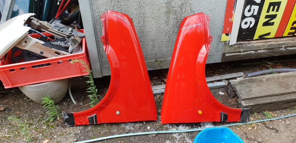 FIAT CINQUECENTO VOORSCHERMEN LINKS+RECHTS, -, Garde-boue, Utilisé, -