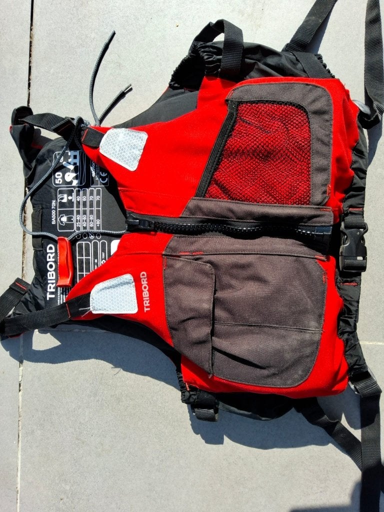 reddingsvest Tribord voor volwassene 60tot 80 kg, Watersport en Boten, Watersportkleding, Gebruikt, Tribord, Ophalen of Verzenden