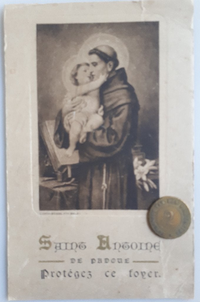 9 SANCTJEs: ST ANTONIUS+MUNT Patronage St-Antonius. Ref.R 39, Verzamelen, Ophalen of Verzenden, Gebruikt, Overige typen, Christendom | Katholiek