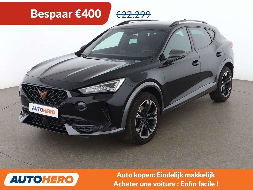 CUPRA Formentor 1.5 TSI ACT V (bj 2022, automaat), Auto's, Cupra, Formentor, Adaptive Cruise Control, Zwart, 5 zetels
