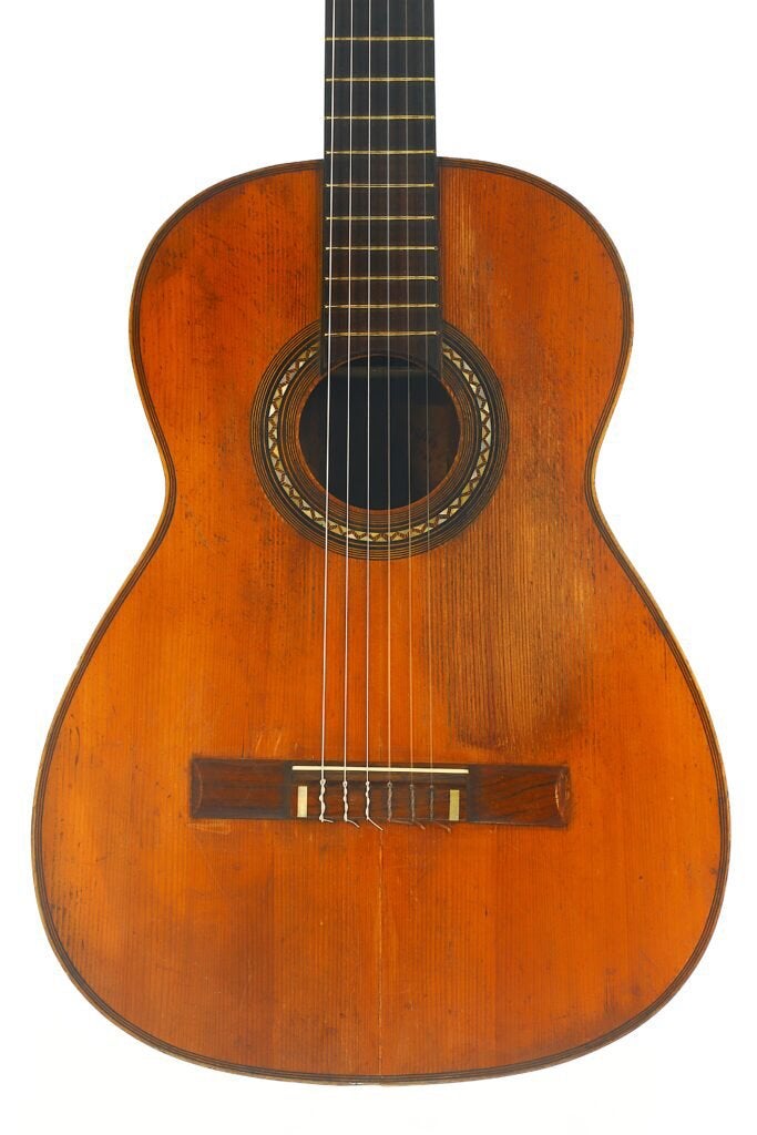 1940 Ricardo Sanchiz Nacher “Agustin Barrios” model, Muziek en Instrumenten, Ophalen, Gebruikt, Klassieke of Spaanse gitaar, Met koffer