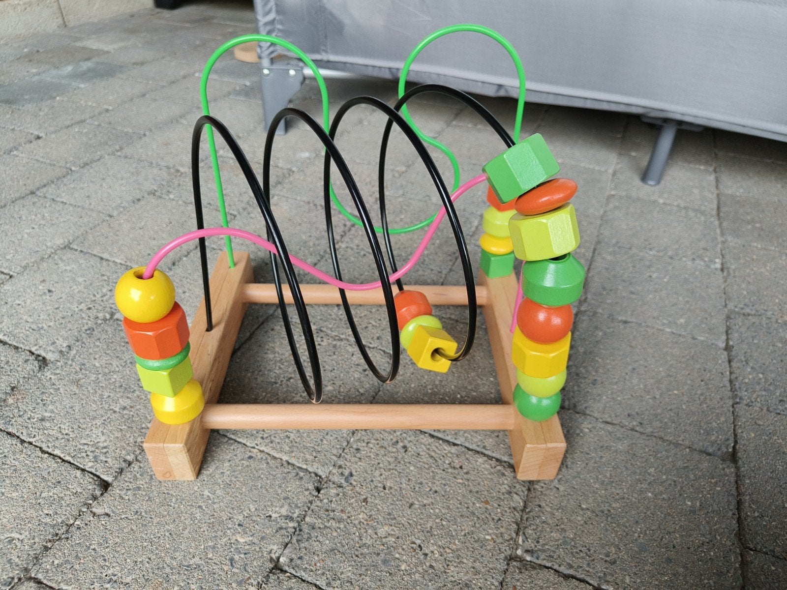 Kinder speelgoed kralenspiraal, Ophalen