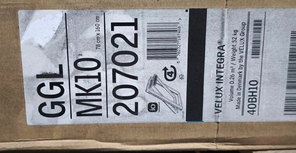 2 nieuwe velux-ramen., Ophalen, 80 tot 120 cm, Overige typen, Nieuw