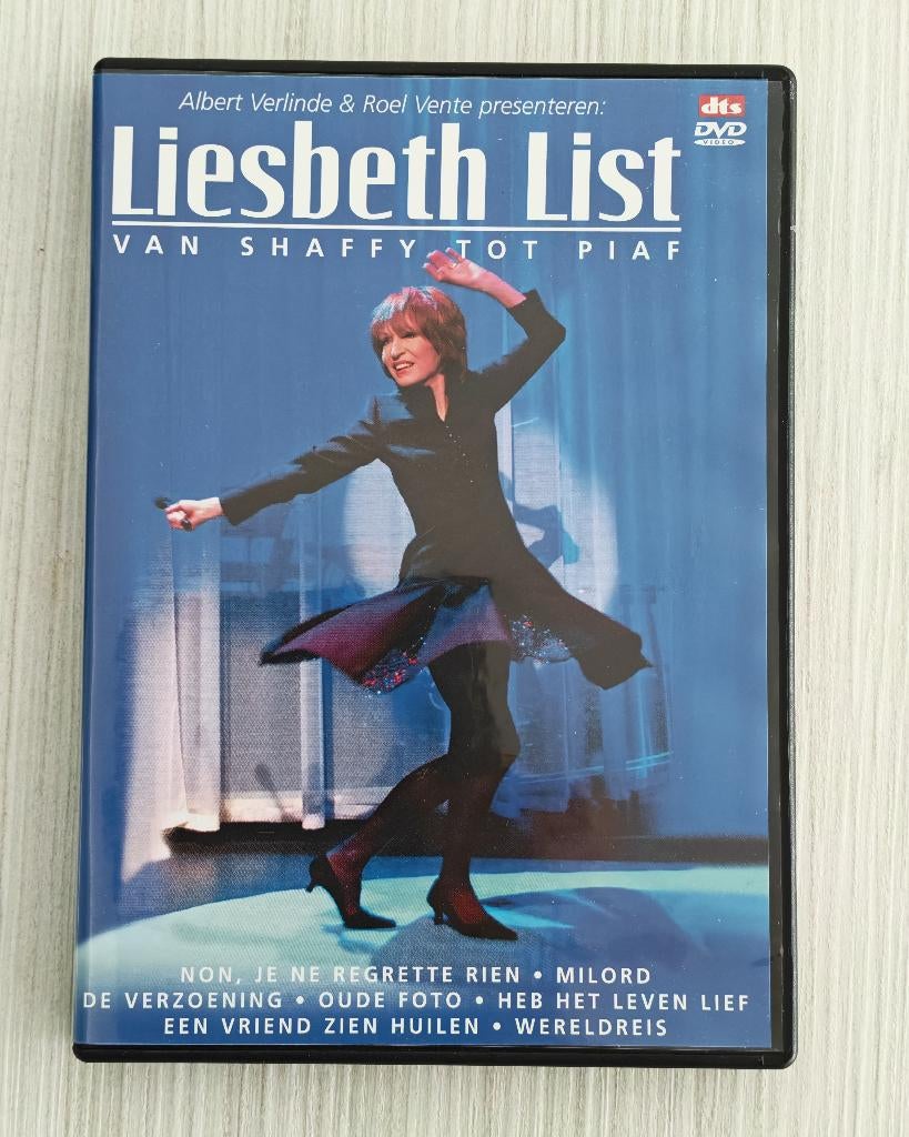 LIESBETH LIST - Van Shaffy tot Piaf (DVD), Tous les âges, Enlèvement ou Envoi, Comme neuf