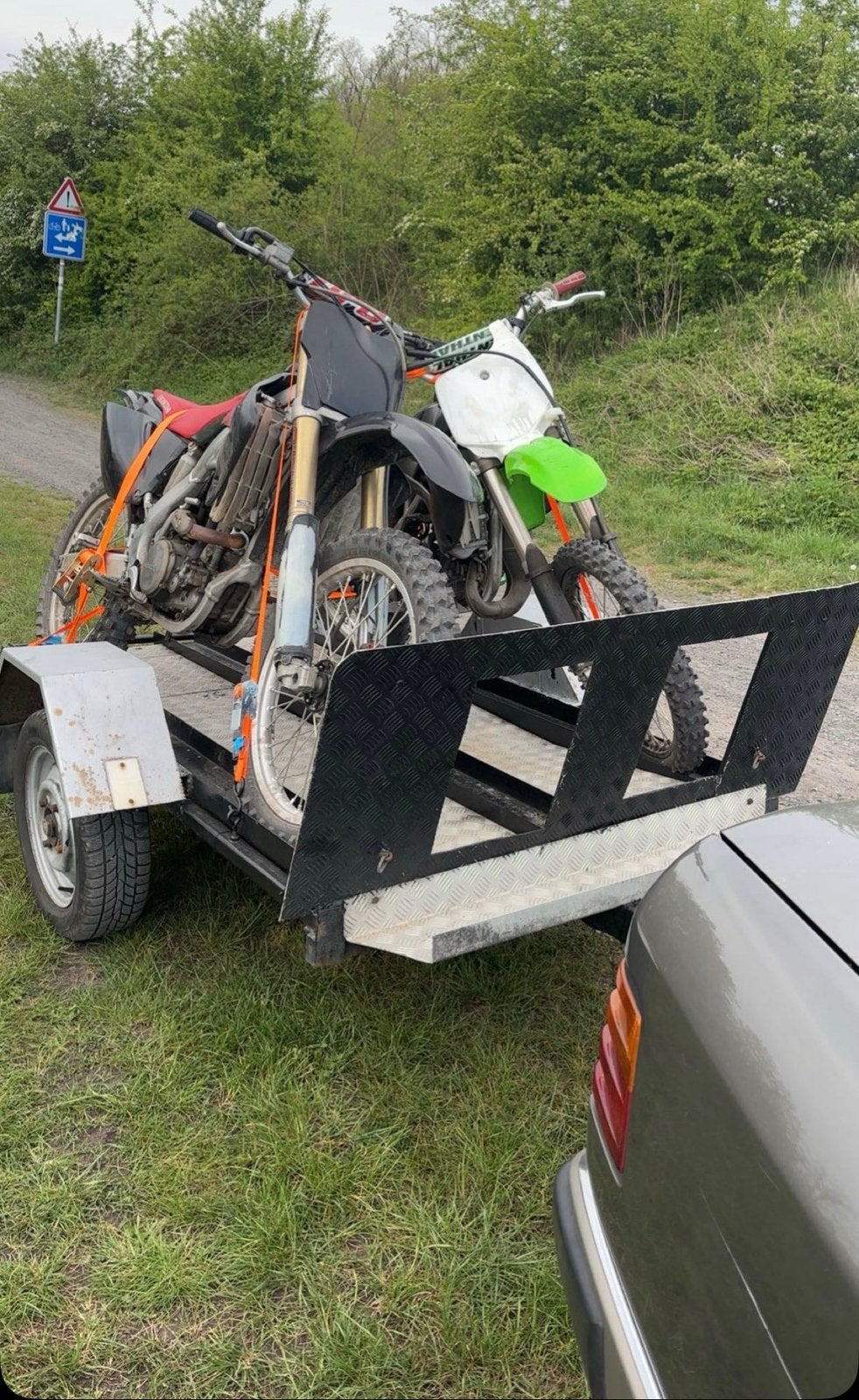 Remorque moto, Enlèvement, Comme neuf