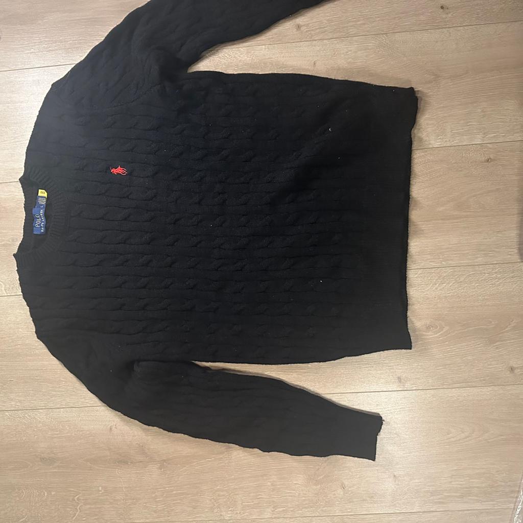 Ralph lauren knitted sweater, Ophalen of Verzenden, Nieuw, Maat 52/54 (L), Zwart