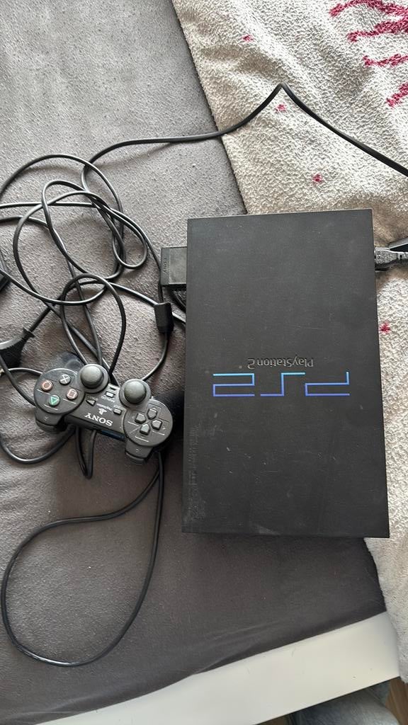 playstation 2, Games en Spelcomputers, Spelcomputers | Sony PlayStation 2, Ophalen, Gebruikt, Met 1 controller, Phat