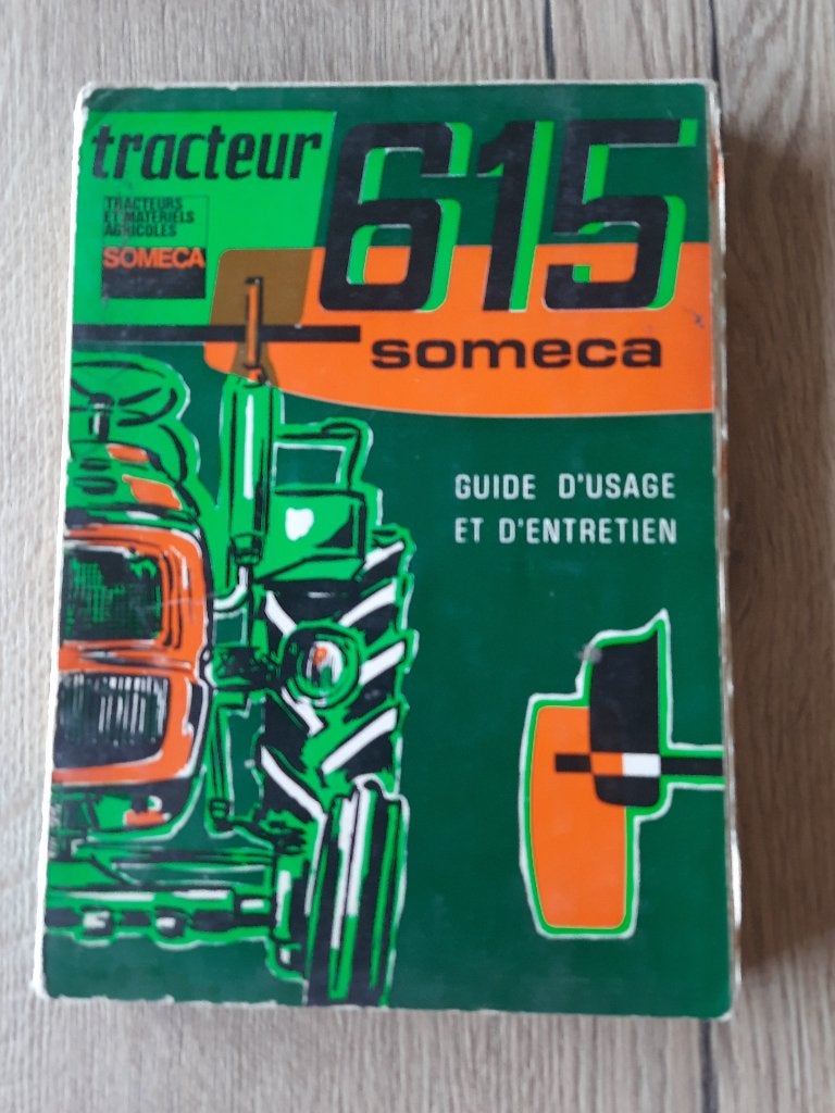 CARNET D'ENTRETIEN TRACTEUR FIAT SOMECA 615 - SOMECA 612, Articles professionnels, Enlèvement ou Envoi, Fiat