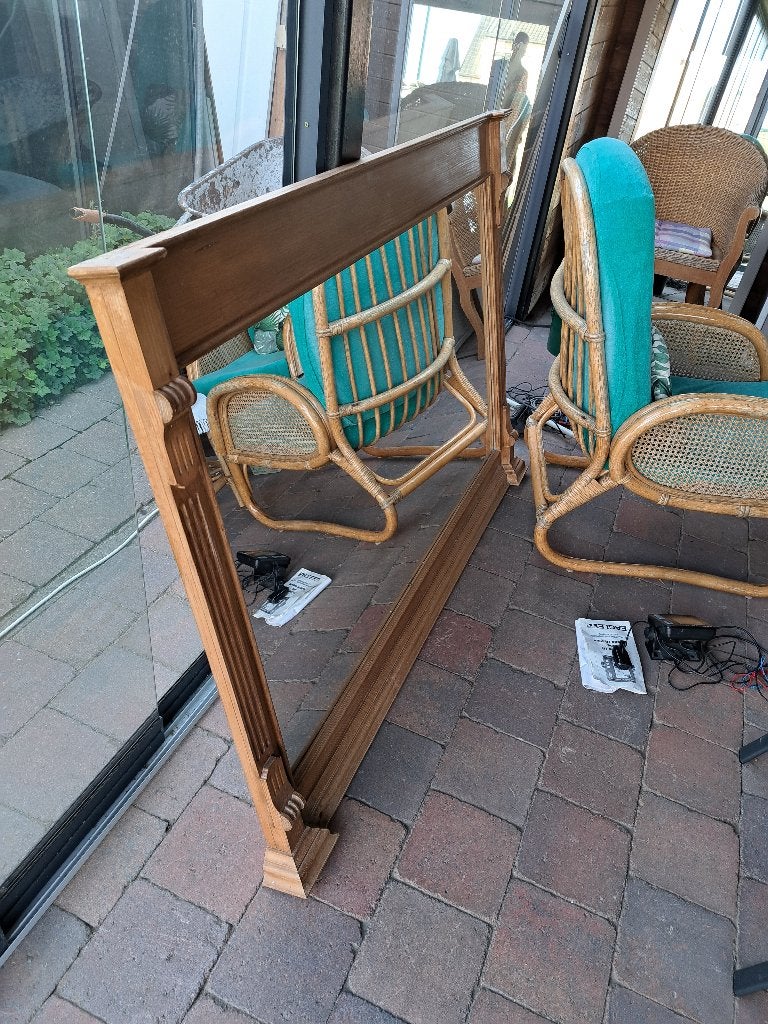 grote spiegel, Huis en Inrichting, Woonaccessoires | Spiegels, Ophalen of Verzenden