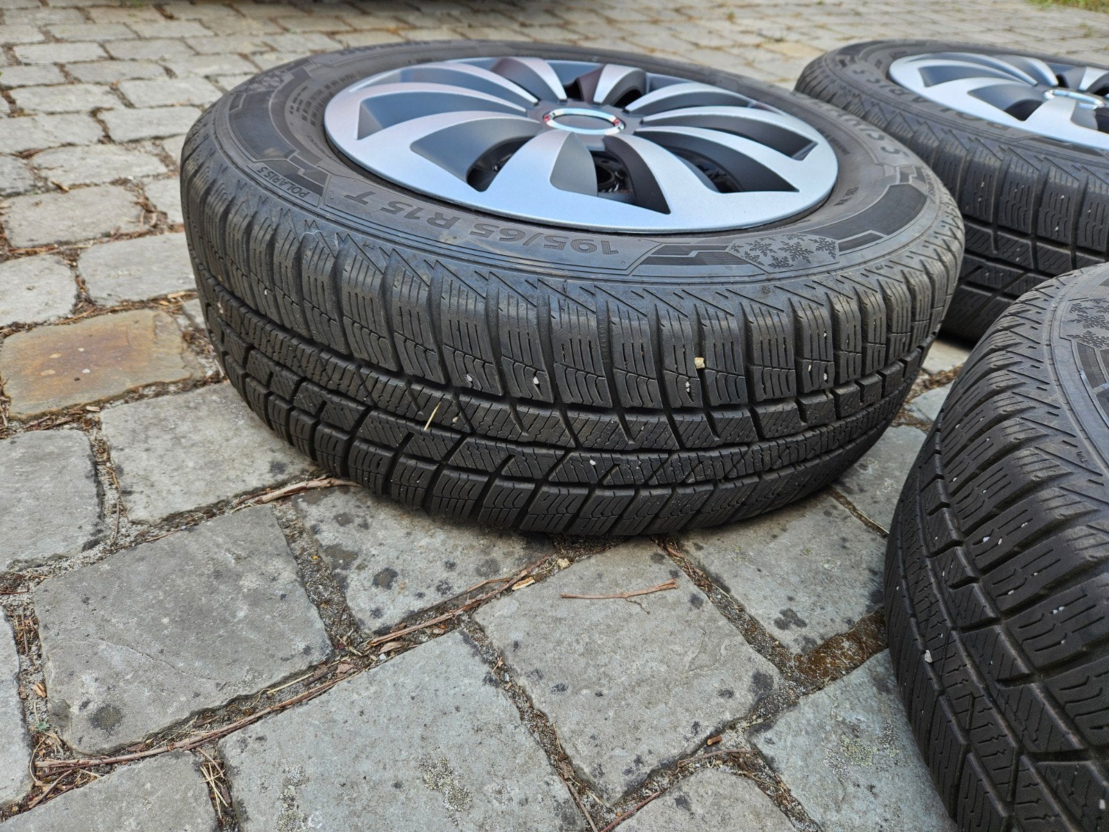 Alu velgen winterbanden VW Golf 7 enz..., Auto-onderdelen, Banden en Velgen, Ophalen, Gebruikt, 15 inch, Banden en Velgen