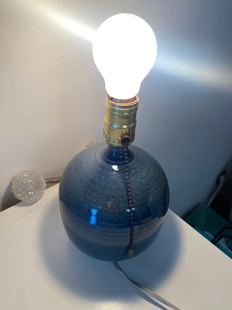 Vintage keramische lampvoet, Ophalen of Verzenden, Zo goed als nieuw