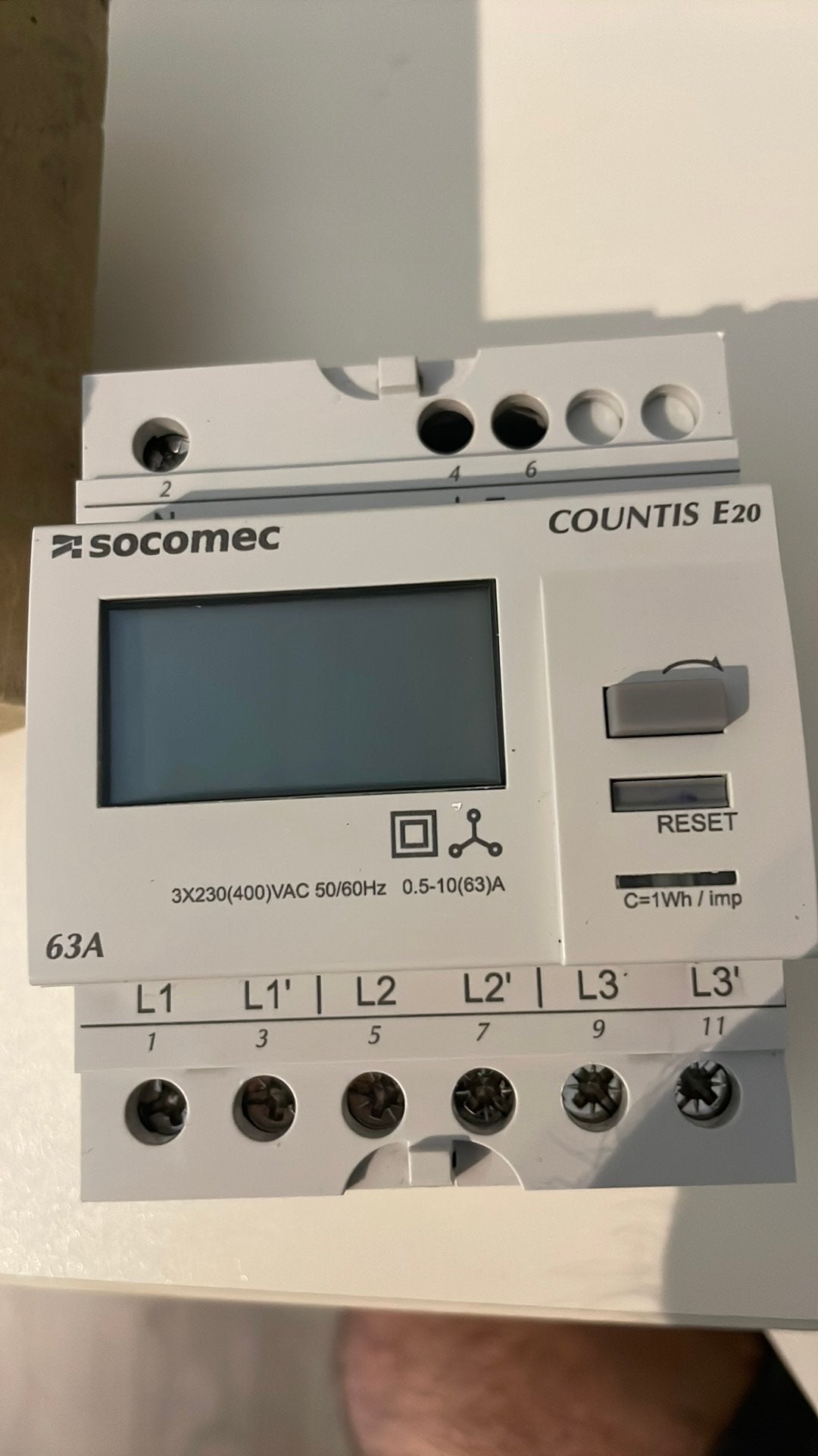 3fase energiemeter van socomec 4860 3062, Ophalen of Verzenden, Nieuw