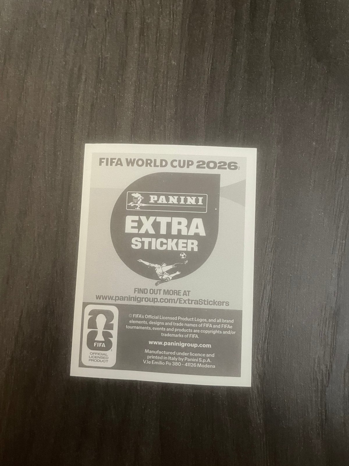 Gouden vinicius extra sticker panini wk 2026, Collections, Enlèvement ou Envoi, Comme neuf