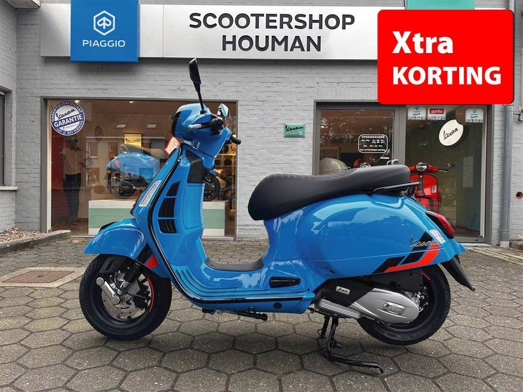 Vespa GTS 125cc SUPER SPORT BLU ECLETTICO (nr.07), Overige modellen, Nieuw, 125 cc, Benzine