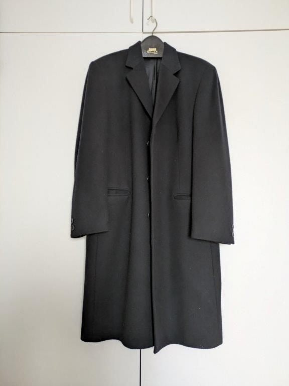 Manteau en laine et cachemire, Enlèvement ou Envoi, Neuf, Taille 38/40 (M), Bleu