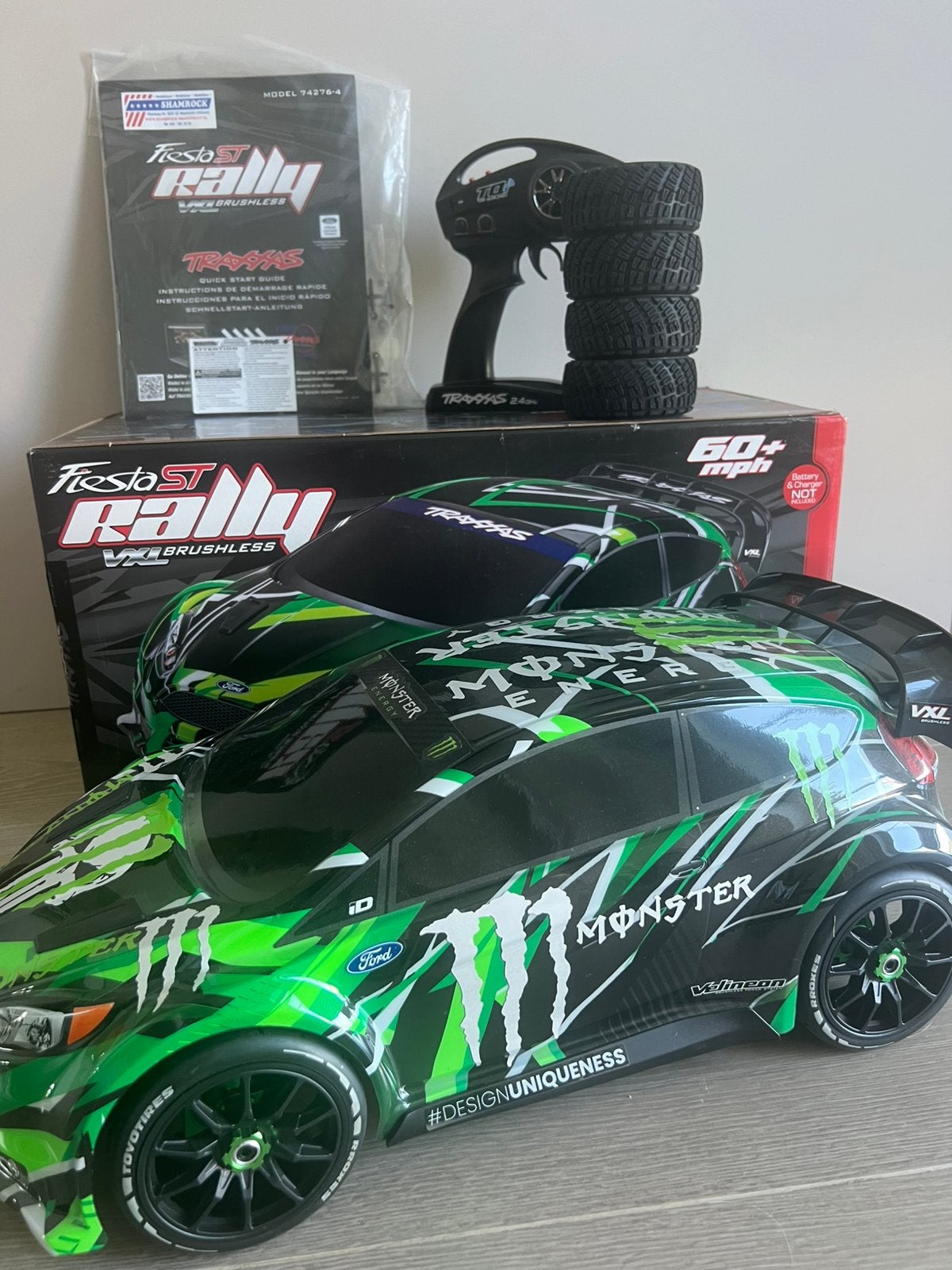 Traxxas Rally Fiesta ST VXL entièrement amélioré, Neuf, Échelle 1:10, Enlèvement ou Envoi, Voiture on road