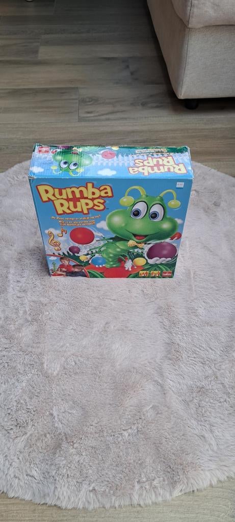 Rumba  rups gezelschapsspel, Drie of vier spelers, Ophalen, Zo goed als nieuw, Goliath